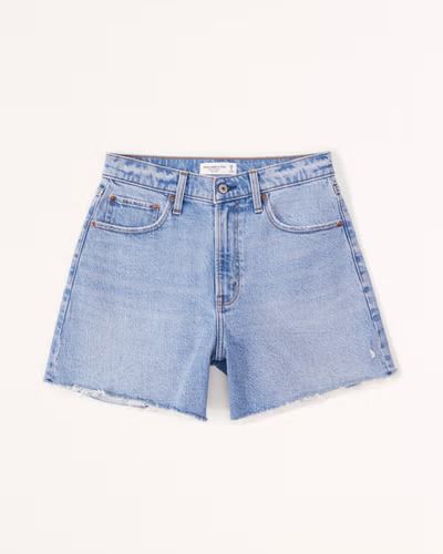 Curve Love High Rise Dad Short | Abercrombie & Fitch (US)