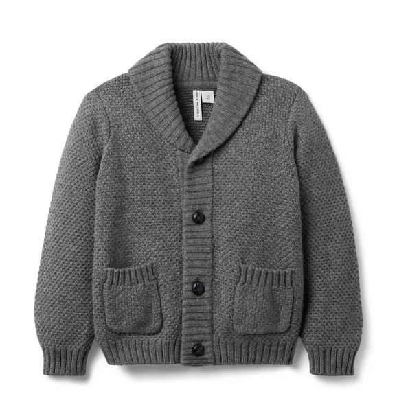 Textured Shawl Collar Cardigan | Janie and Jack