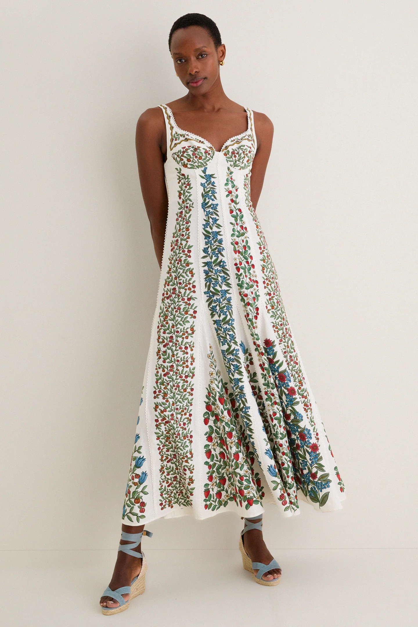 Fruit Beauty Off-White Maxi Dress | Tuckernuck (US)