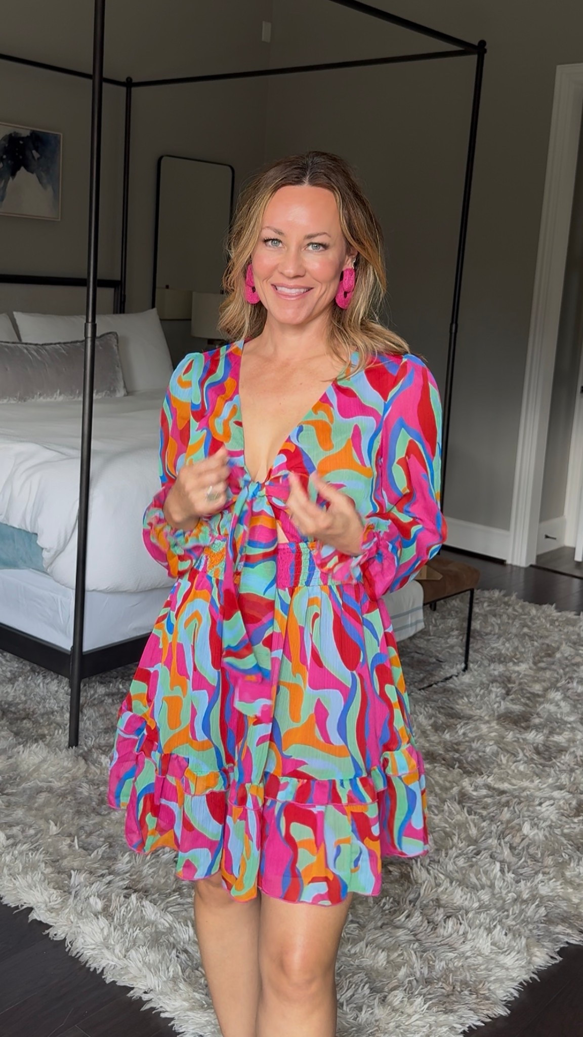 JUST WOW! This dress is beautiful, well-made, comfortable, and versatile for various occasions including brunch, vacation and even weddings. The dress is lightweight, SUPER FLATTERING and the vibrant color looks good on all skin tones. 

I’m 5’2” wearing a size small

#LTKSeasonal #LTKPetite #LTKWedding
