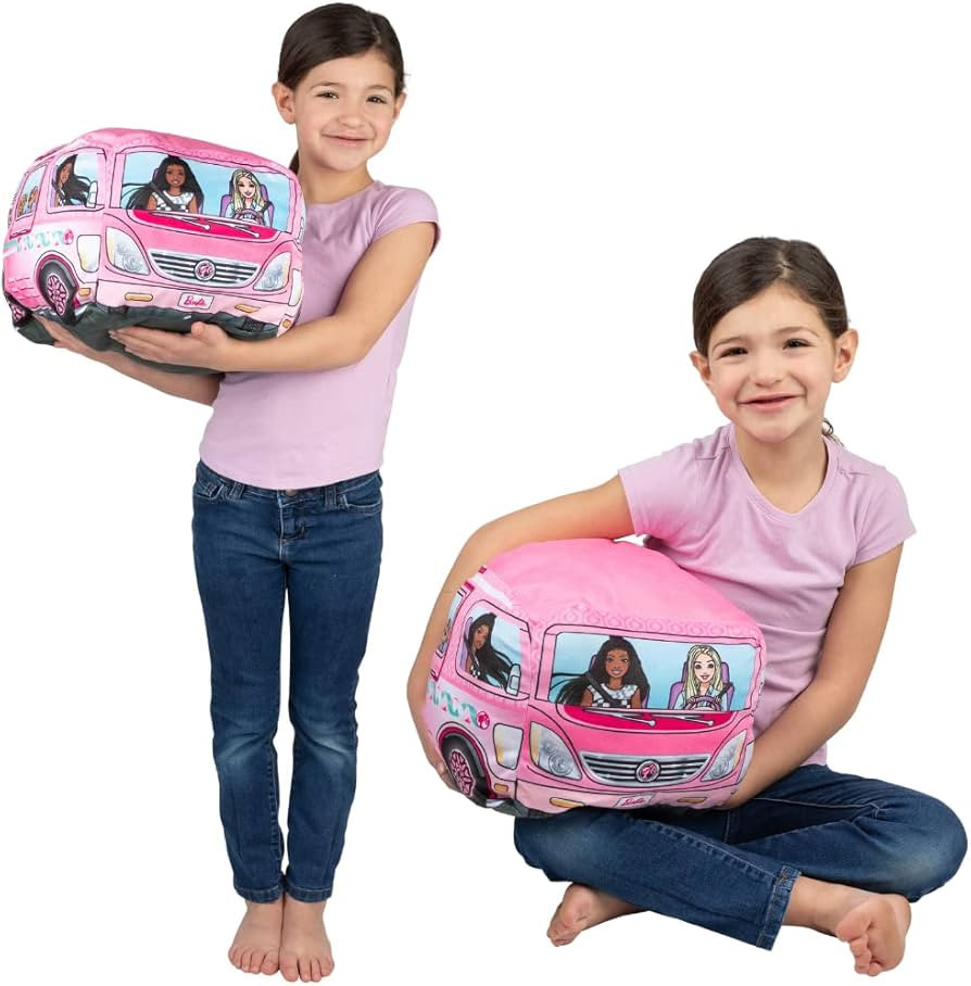 Franco Barbie Camper Kids Bedding Super Soft Plush Cuddle Pillow Buddy, One Size, (Official Barbi... | Amazon (US)