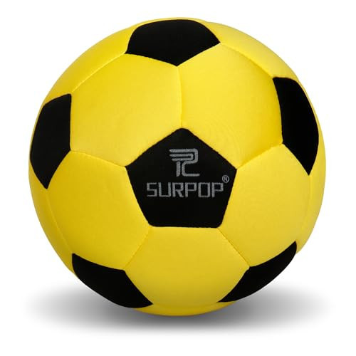 Surpop Soft Indoor Soccer Ball Size 5 for Kids & Toddlers, Quiet Soccer Ball for Indoor Play & Training, Cushioned Polyester Soccer Ball for Apartments & Home, Gift for Boys & Girls Ages 3–12 | Amazon (US)