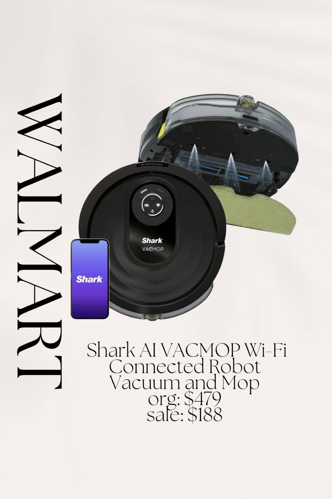 Walmart Black Friday deal / shark robot vacuum and mop

#LTKCyberweek #LTKGiftGuide #LTKHoliday