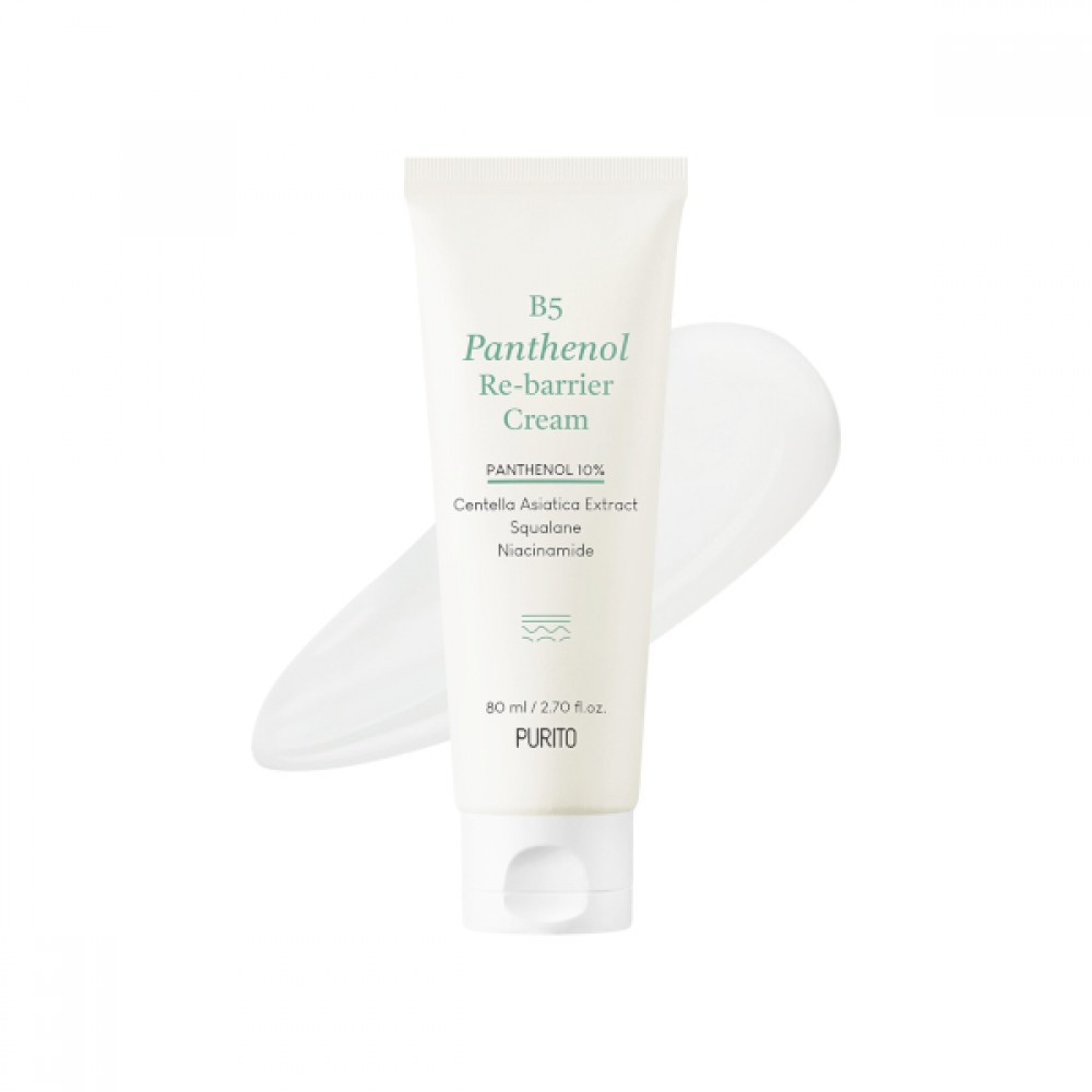 PURITO - B5 Panthenol Re-barrier Cream - 80ml | STYLEVANA
