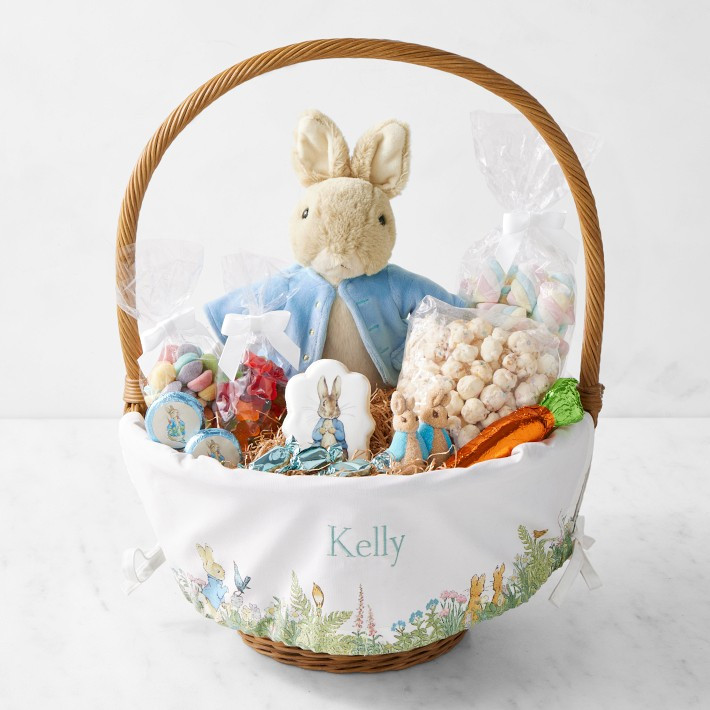 Pottery Barn Kids x Williams Sonoma Peter Rabbit™ Garden Easter Basket, Large | Williams-Sonoma