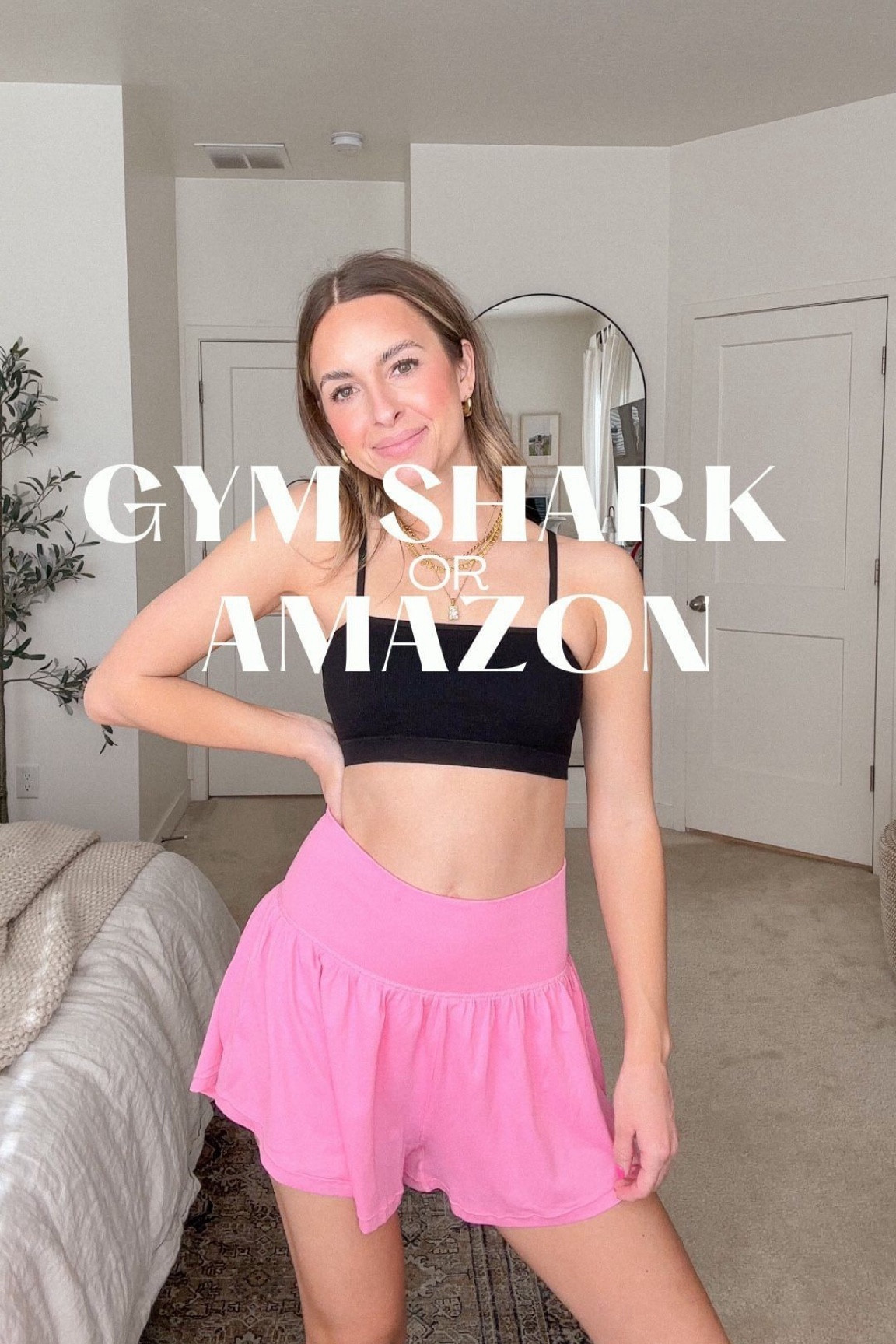 These gym shark inspired pink shorts are so comfortable! The underlayer also has great length with I love! They also come in black and white!🩷

These little sports bras come in so many different colors, and are perfect! 

Definitely stocking up for the warmer weather☀️☀️☀️

#LTKfitness #LTKstyletip #LTKfindsunder50