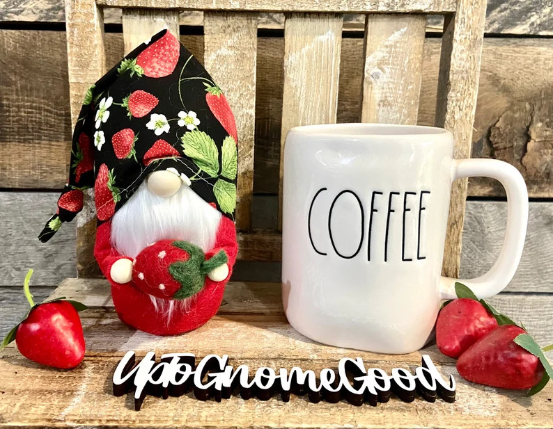 Strawberry Gnome | Etsy | Etsy (US)