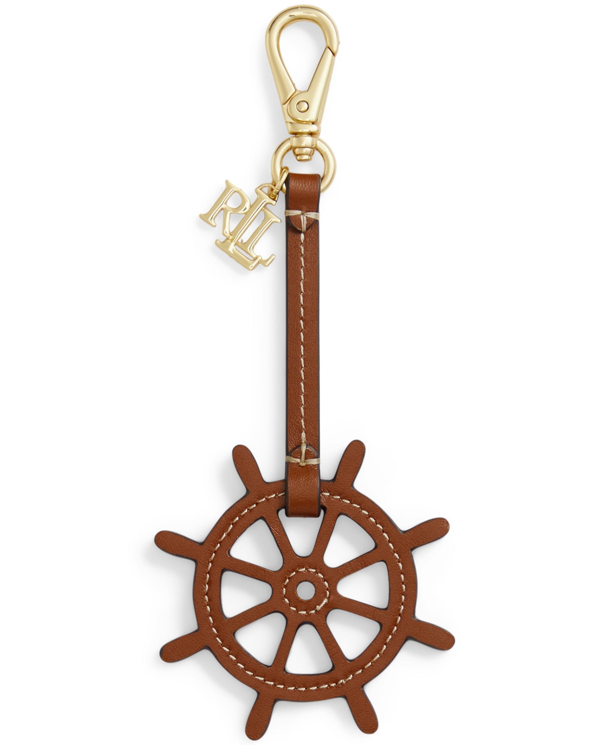 Lauren Ralph Lauren Leather Wheel & Logo Charms - Lauren Tan | Macy's