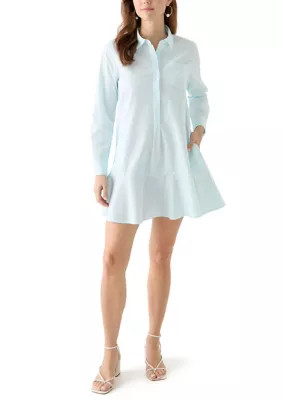 Crown & Ivy™ Women's Flounce Hem Shirtdress | Belk