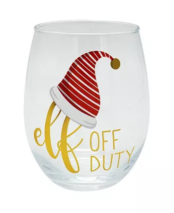 TMD Holdings Elf On and Off Duty Mug and Wine Glass Set, 2 Piece & Reviews - Bar & Wine  - Dining... | Macys (US)