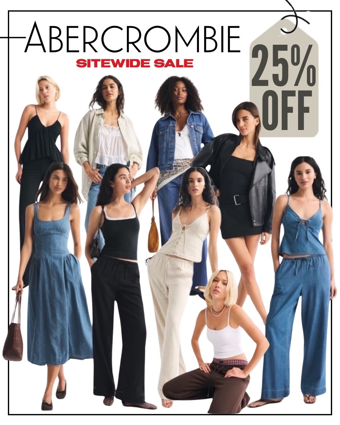 Abercrombie 25% OFF SITEWIDE with code AFLTK

Follow my LTK @thehouseofsequins on the @shop.LTK app to view this post and get my exclusive app-only content!

#liketkit 
@shop.ltk
https://liketk.it/5ZfhQ