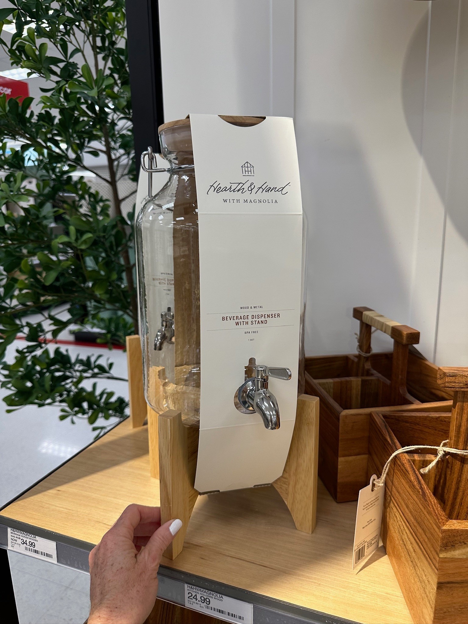 Love this wooden drink dispenser from Target! 

#LTKHome #LTKMothersDay #LTKfoodie