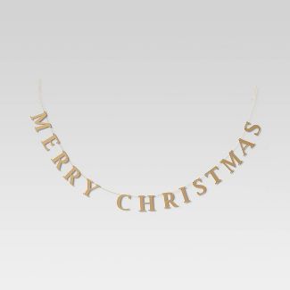 Brass Merry Christmas Garland - Threshold™ | Target