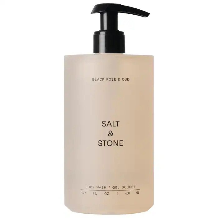 Black Rose & Oud Refillable Body Wash with Niacinamide + Probiotic - Salt & Stone | Sephora | Sephora (US)