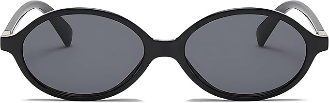 Retro Oval Sunglasses for Women Men Vintage 90s Sunglasses Trendy Fashion Sun Glasses Designer Sh... | Amazon (US)