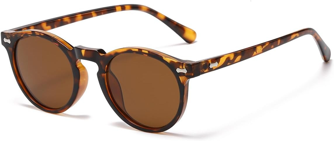 JOVAKIT Vintage Kids Polarized Sunglasses for Girls Boys Age 2-9, Round Sun Glasses for Children ... | Amazon (US)