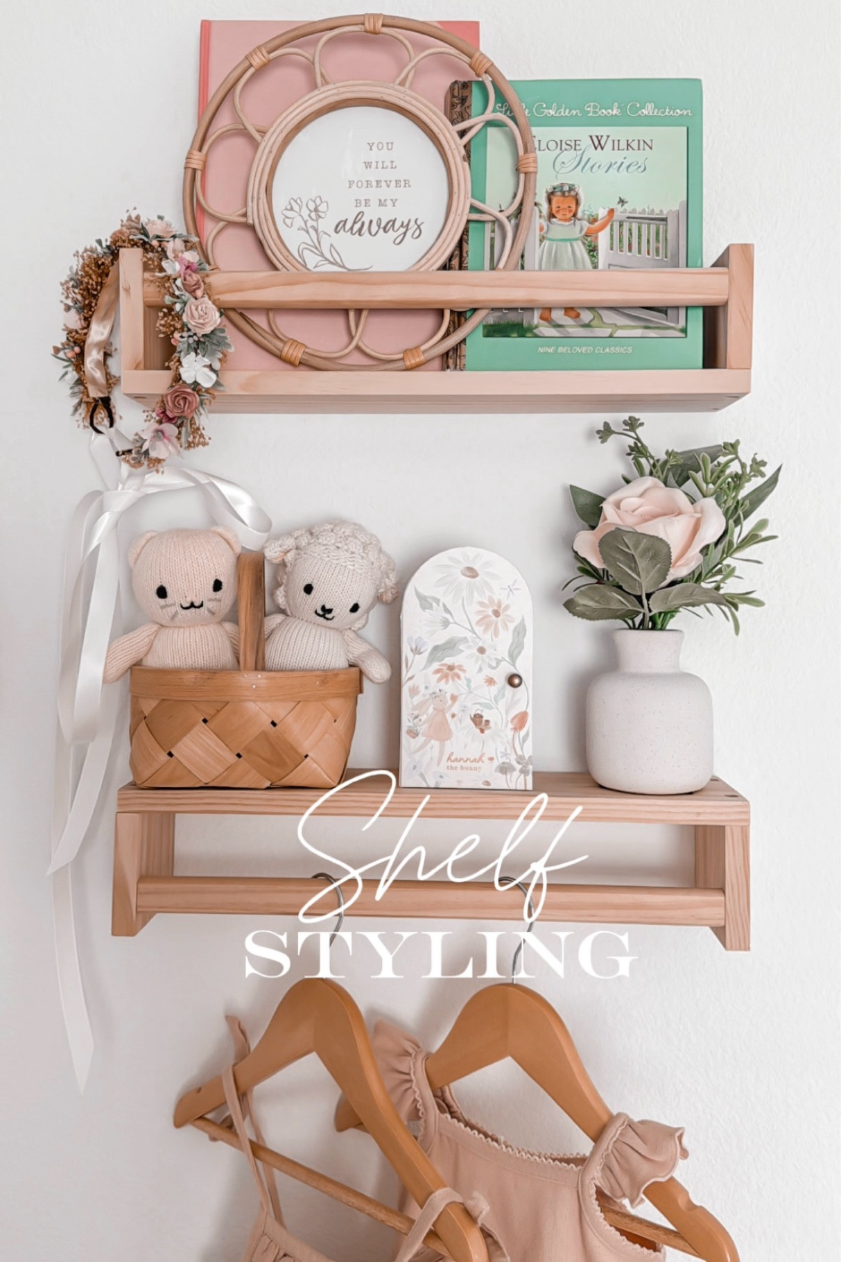 Nursery Shelf Styling 

#LTKbaby #LTKhome #LTKstyletip
