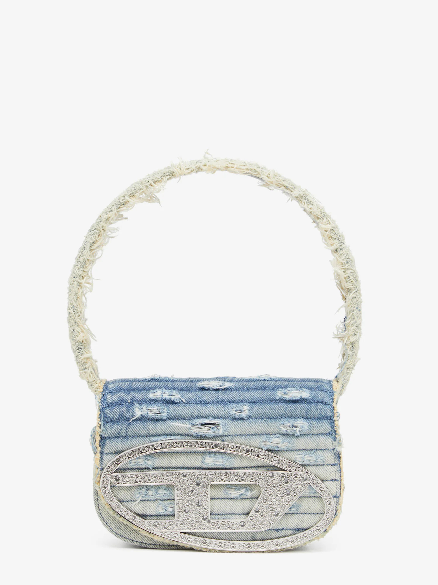 1DR denim shoulder bag with used effect - DIESEL - gender_Woman | Nugnes 1920