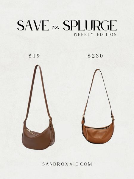 Save vs. splurge — leather crossbody 

xo, Sandroxxie by Sandra
www.sandroxxie.com | #sandroxxie

save or splurge, same vibe for less


#LTKstyletip #LTKitbag #LTKfindsunder50