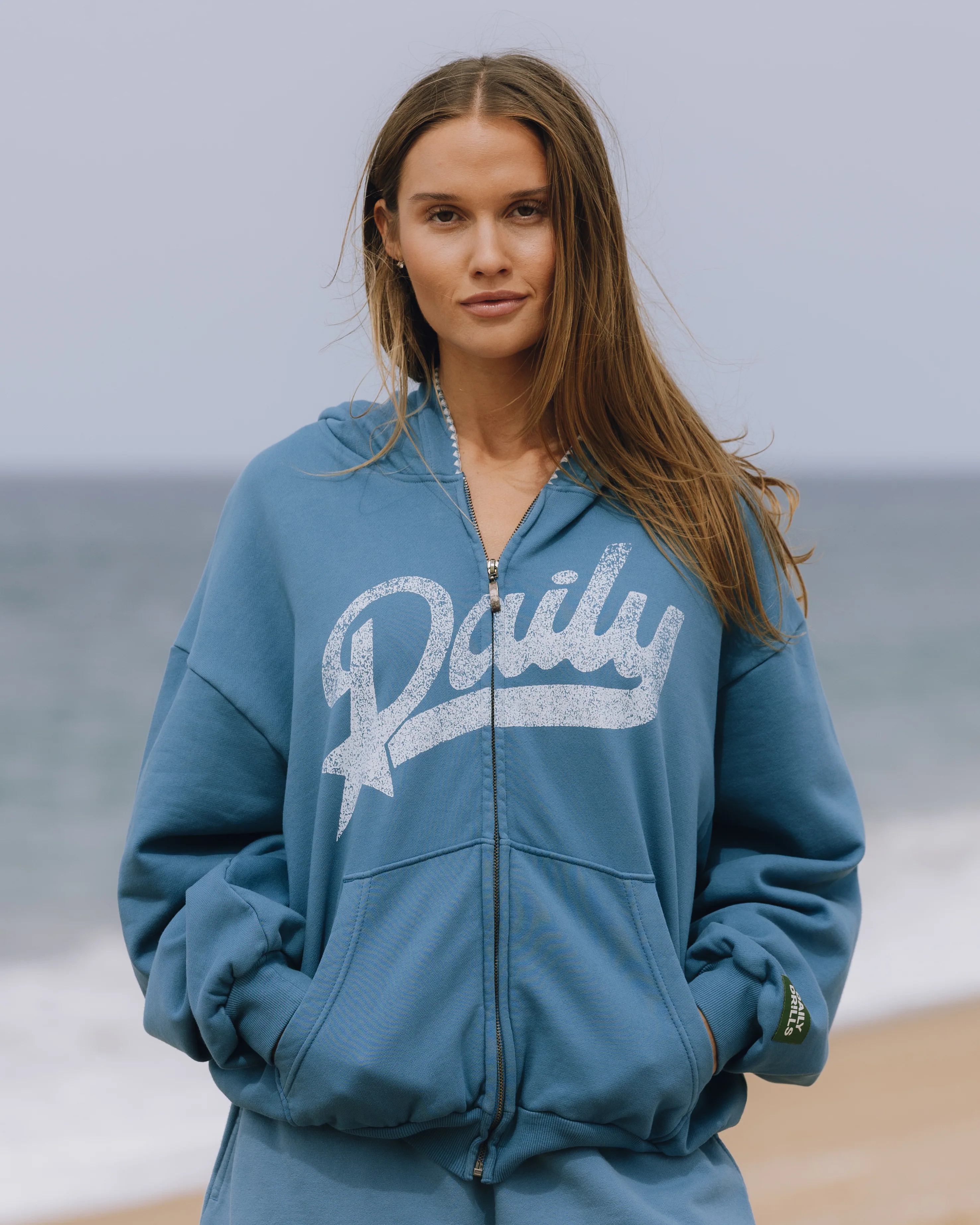 Americana Zip Hoodie - Cabana | Daily Drills LLC