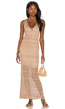 SNDYS Shona Maxi Dress in Mocha from Revolve.com | Revolve Clothing (Global)