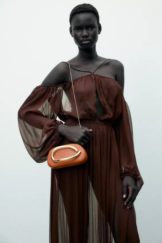 MINAUDIÈRE WITH GOLDEN CLASP | Zara Canada