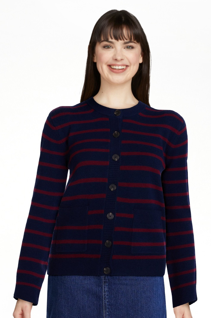 Scenario Women's Crewneck Cardigan with Patch Pockets, Lightweight, Sizes XS-XXXL | Walmart (US)