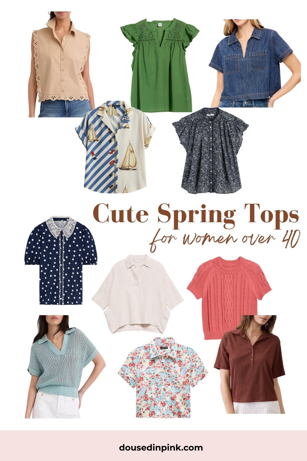 Cute spring tops for women. 

Spring outfits 2026, fashion over 40, fashion over 50, workwear tops, spring tops, spring trends

#LTKOver40 #LTKSeasonal #LTKWorkwear