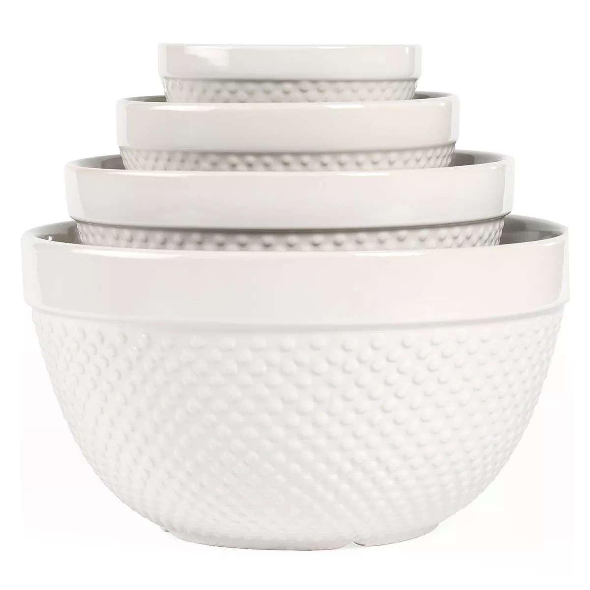 Tabletops Gallery Hobnail 4-pc. Mixing Bowl Set | Kohl's