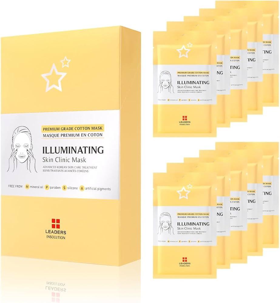 | Illuminating Skin Clinic Mask | Omega-3 & Purslane Extract for Radiant Glow | Niacinamide Brigh... | Amazon (US)