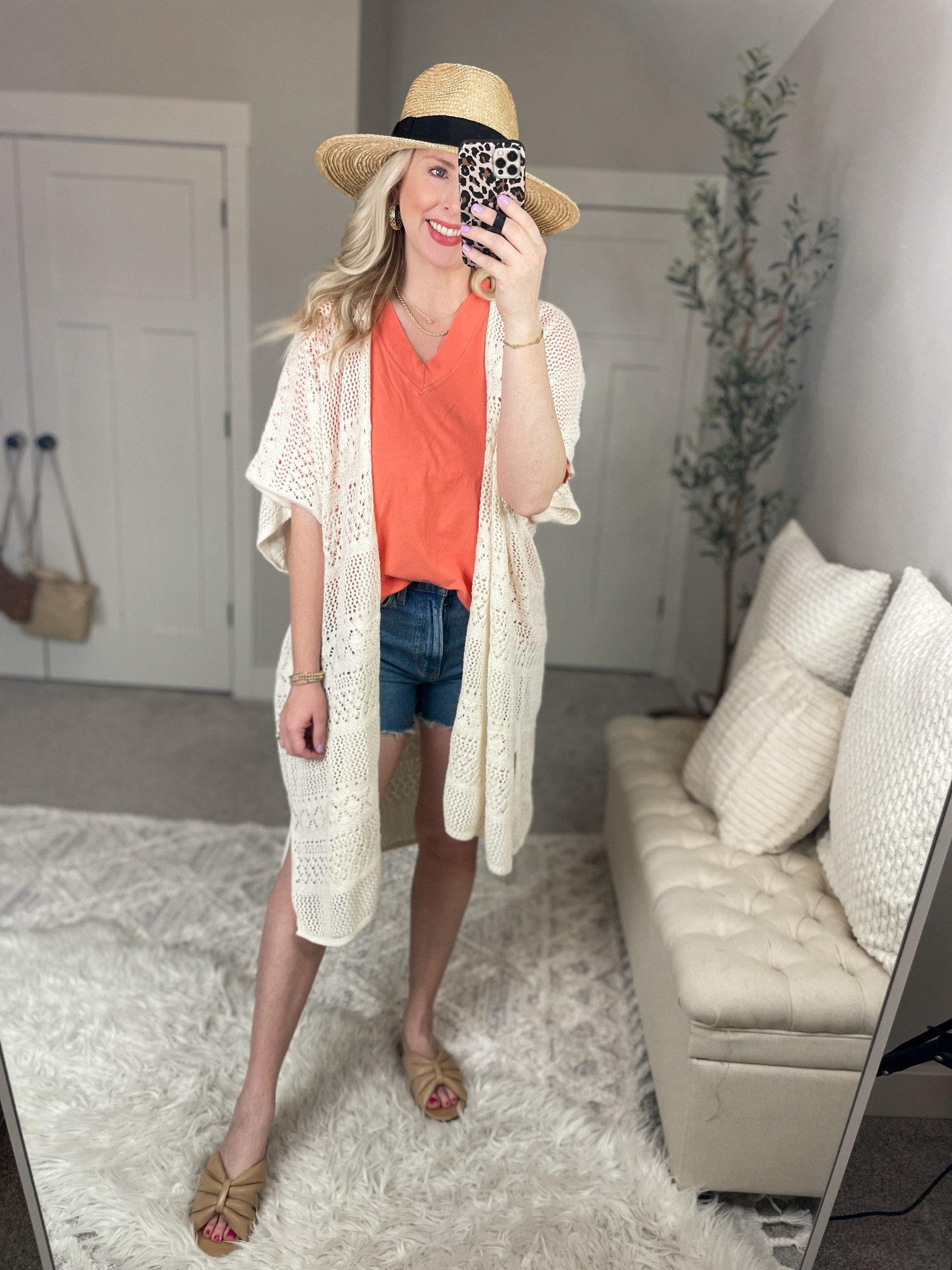 LTK sale outfit, boyfriend tee, American eagle, Abercrombie jean shorts 

#LTKunder50 #LTKsalealert #LTKSale