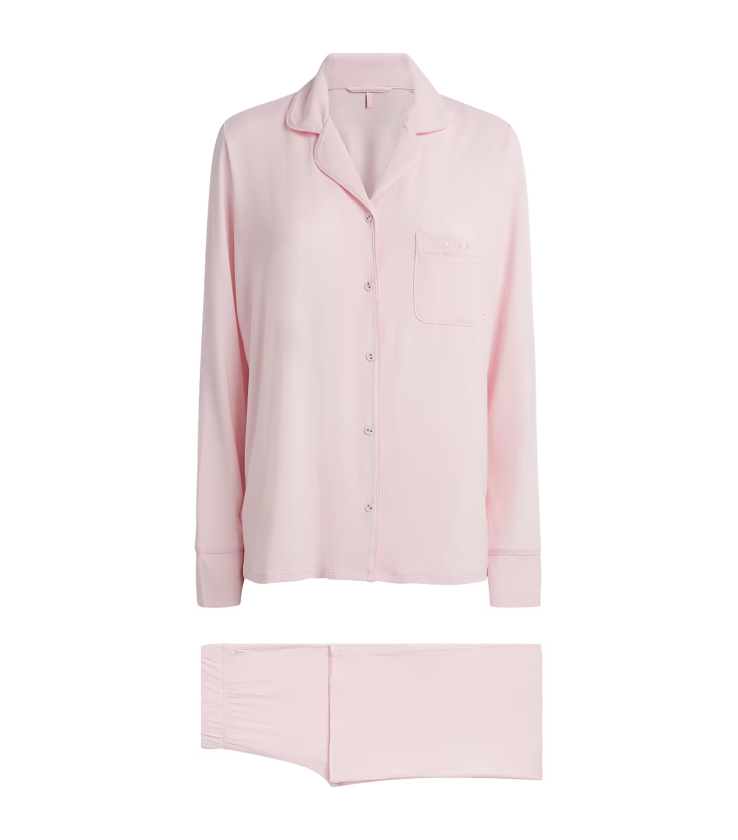Skims Sleep Long-Sleeve Pyjama Set | Harrods (US)