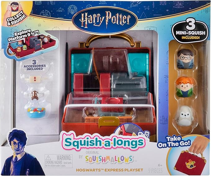 Squish-a-Longs “Harry Potter” Hogwarts Express Playset | Amazon (US)