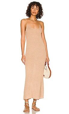 onia Sweater Maxi Dress in Tan from Revolve.com | Revolve Clothing (Global)