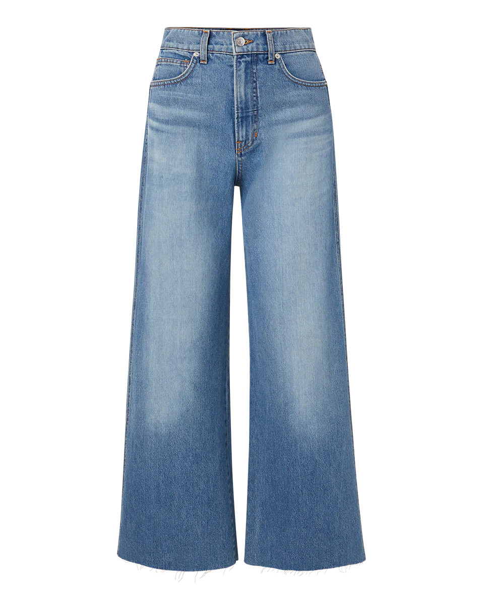 Taylor Cropped Wide-Leg Jean | Veronica Beard