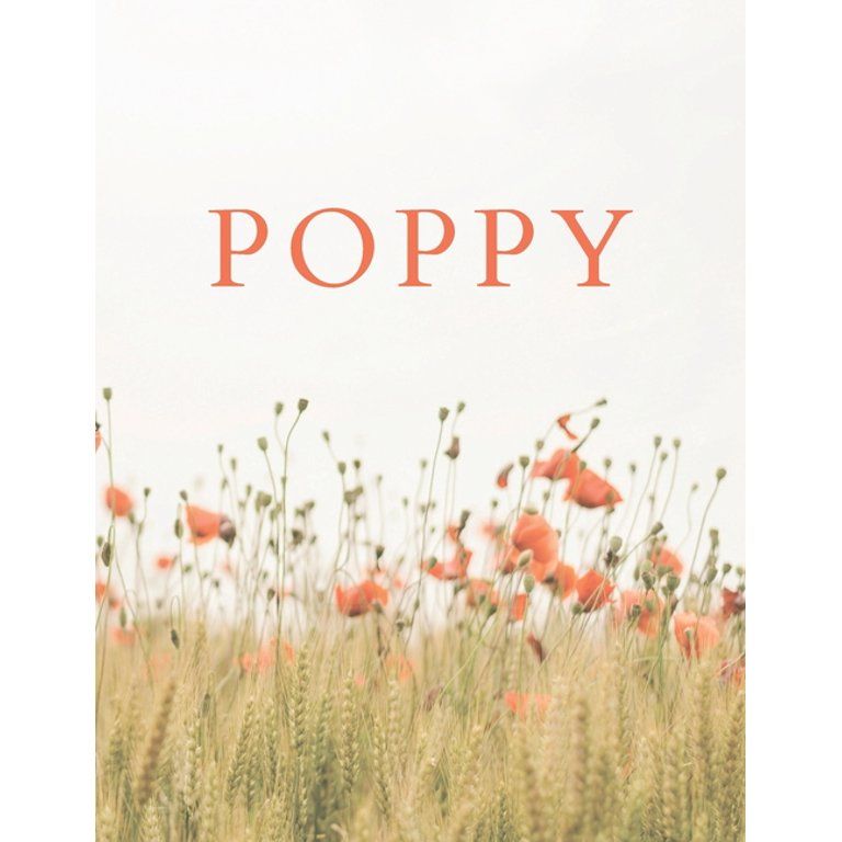Poppy : A Decorative Book │ Perfect for Stacking on Coffee Tables & Bookshelves │ Customized ... | Walmart (US)