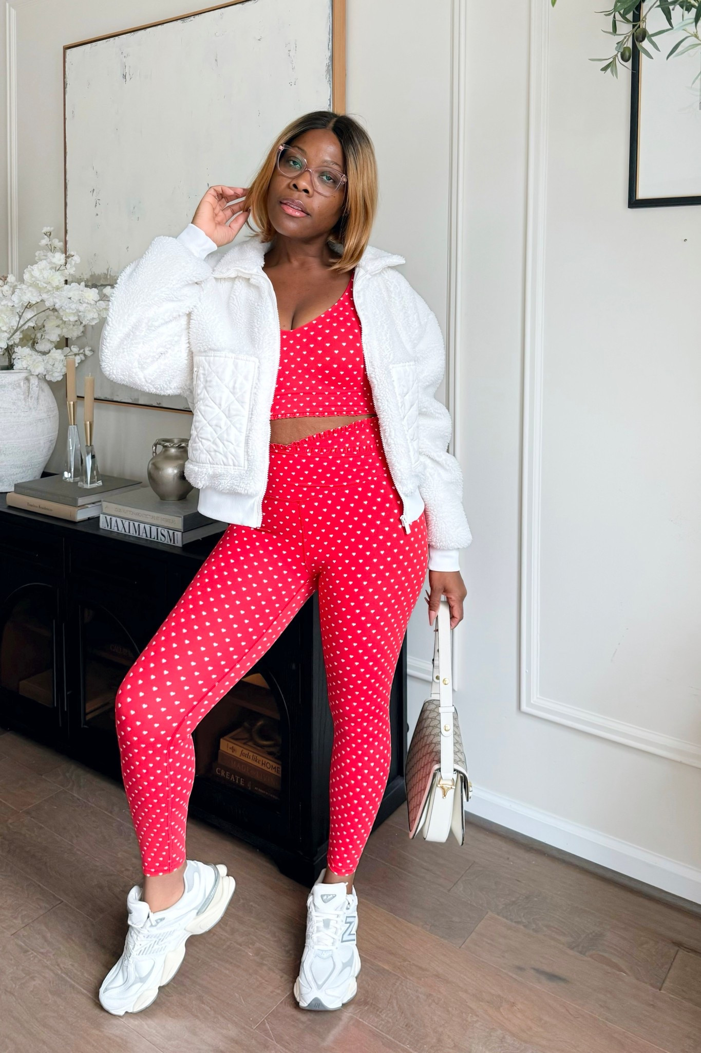 Today’s outfit of the day! Casual chic and his giving cool mom vibes. The mini heart print is so pretty and also the ruffle details I love 

#LTKootd #LTKActive #LTKMidsize