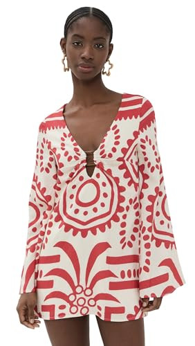 Seven Wonders Women's Calli Mini Dress, Red Multi, XL | Amazon (US)