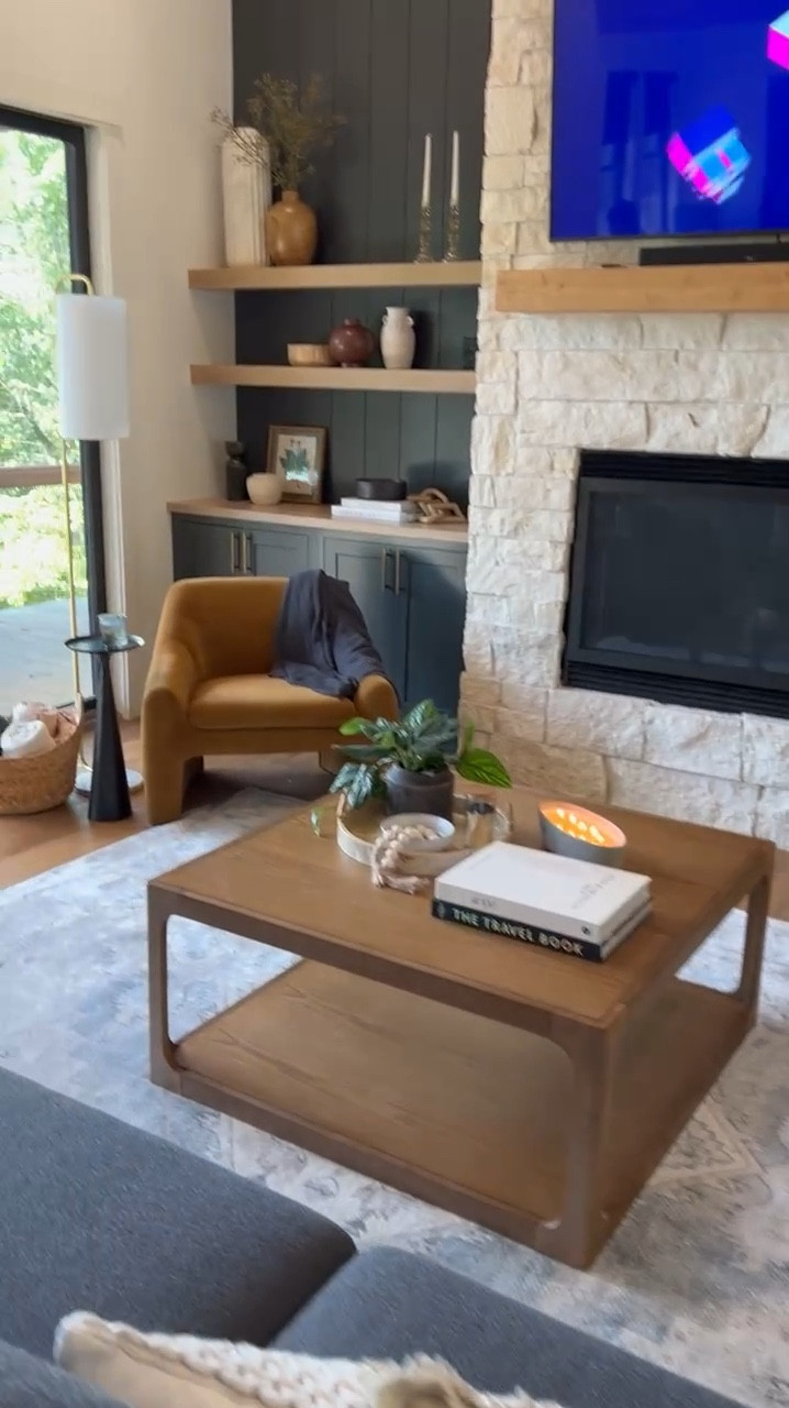 This beautiful coffee table is FINALLY available and in stock now!  It’s so good in person and such great quality - under $200 square wood coffee table!  Comes in an end table version too. High sell out risk! 

Home decor, living room, living room decor, great room decor, coffee table, wood coffee table, square coffee table, accent chair, living room rug, coffee table decor, shelf decor, neutral home decor, affordable home, Walmart home, Christine Andrew 

#LTKSeasonal #LTKVideo #LTKHome