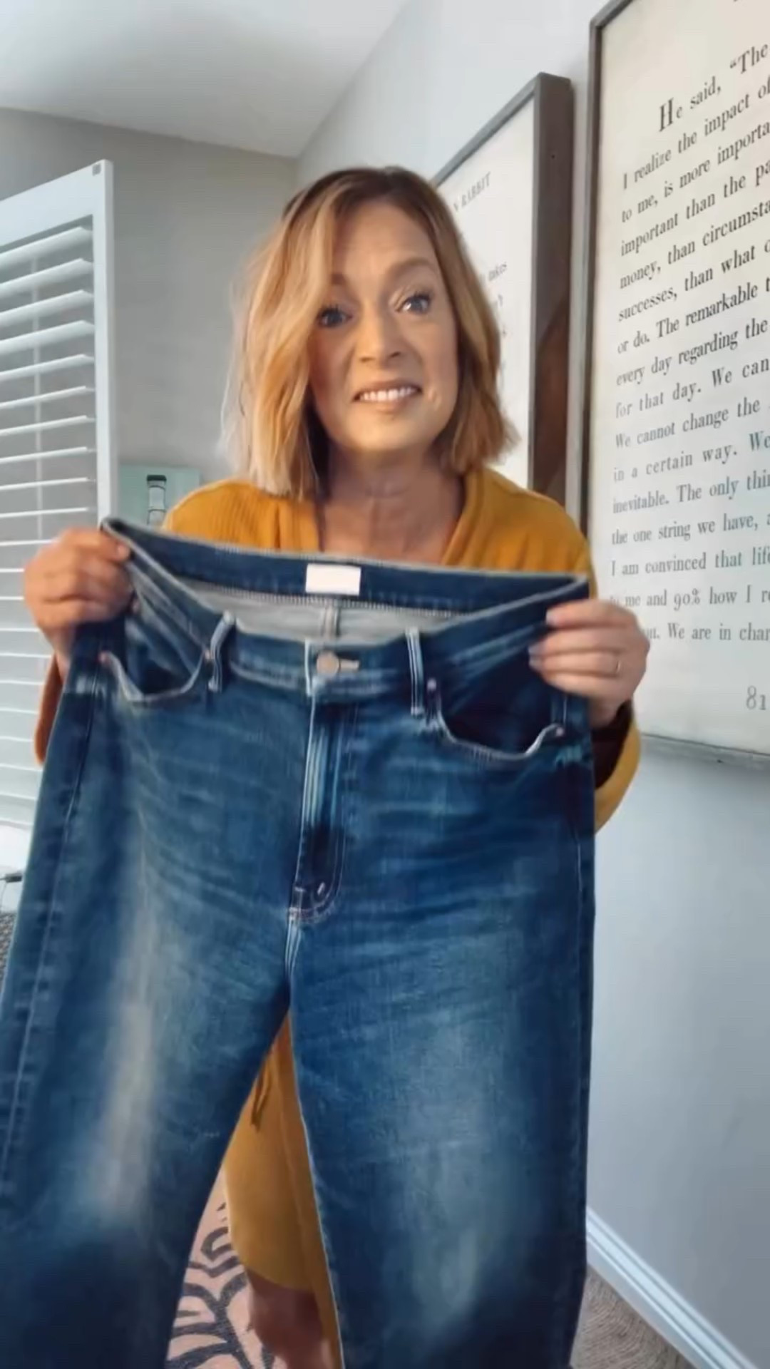 Trying on one of my go-to formulas for an easy date night look 💙 Hi, I’m Jill and I share 50+ looks for women who want to dress their age, just cooler. See all my posts at @shoppixieco .
This look…
Mother Denim Kick It jeans + a cobalt blue mock neck + comfortable shoes you can actually walk in = effortless and polished. I love mixing investment denim with affordable Amazon finds — it keeps outfits feeling current but still practical. This is one of those looks that works for dinner, errands, or last-minute plans without overthinking it.
 
💙 Comment PIXIE for the link to these viral jeans. I just got this new color.
💙 Sweater is @zara , Rest is linked in my LTK 
🖤 Do you have the LTK app? If not, get it here: @shop.ltk - Then, search SHOPPIXIECO to see all my links.
🔗 Also, links in bio.
Thx for stopping by! - Jill, @shoppixieco 

#TrialReel
#DateNightStyle
#MotherDenim
#KickItJeans
#WideLegJeans
#CobaltBlue
#MockNeckStyle
#AmazonFashion
#AmazonFinds
#AmazonStyle
#AffordableStyle
#HighLowFashion
#CasualChicStyle
#EverydayOutfits
#JeansAndSweater
#PolishedCasual
#EffortlessStyle
#ModernStyleWomen
#Over40Style
#Over50Style
#MidlifeStyle
#StyleOver40
#StyleOver50
#RealLifeStyle
#CapsuleWardrobe
#WardrobeStaples
#OutfitInspo

Comment PIXIE below to receive a DM with the link to this post on my LTK ⬇ https://liketk.it/5Gh5q #ltkootd #ltkgrwm #ltkover40