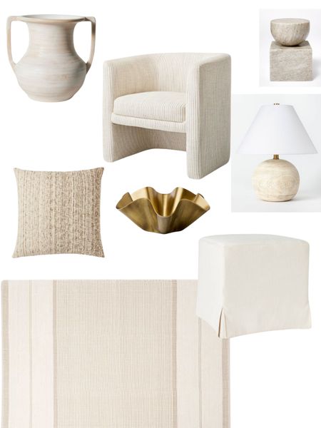 New studio McGee at Target!  




Slipcovered ottoman, Lynwood cube, Vernon upholstered accent chair, area rug, throw pillow, modern, designer, table lamp, decorative object, vase, 

#LTKfindsunder50 #LTKhome