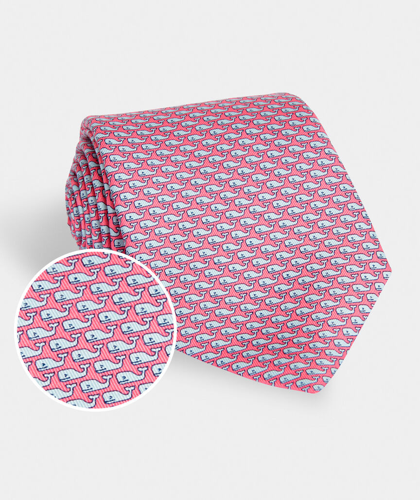 Vineyard Whale Silk Tie | vineyard vines
