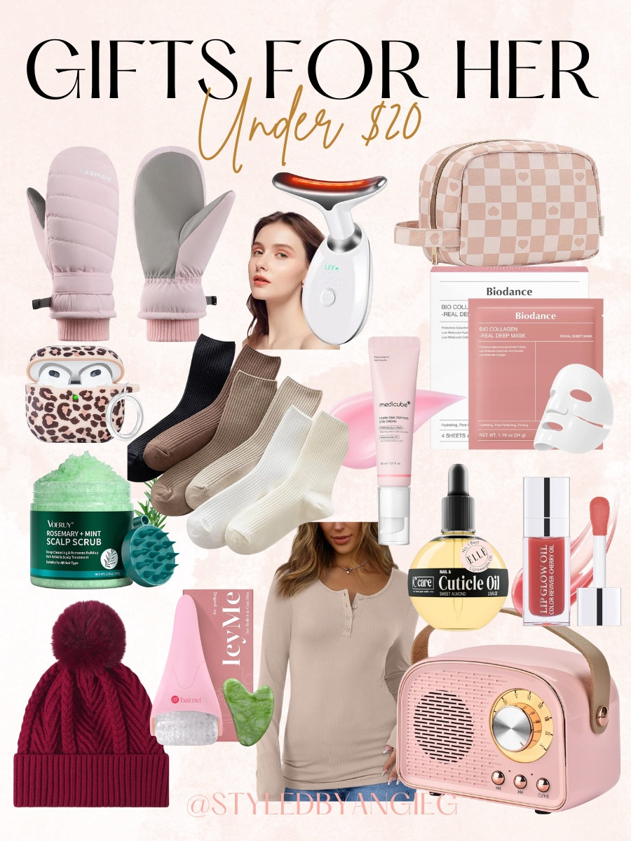 Gift guide for her under $20 all from @amazon haul! #founditonamazon #ad #liketkit @shop.ltk 



Amazon finds, Amazon gifts, Amazon home, gifts for her, stocking stuffers, gifts for teachers, gifts under $20, secret Santa gifts, amazon gift guide, white elephant gift ideas, gifts for teens, Amazon beauty gifts

#LTKFindsUnder50 #LTKHoliday #LTKGiftGuide