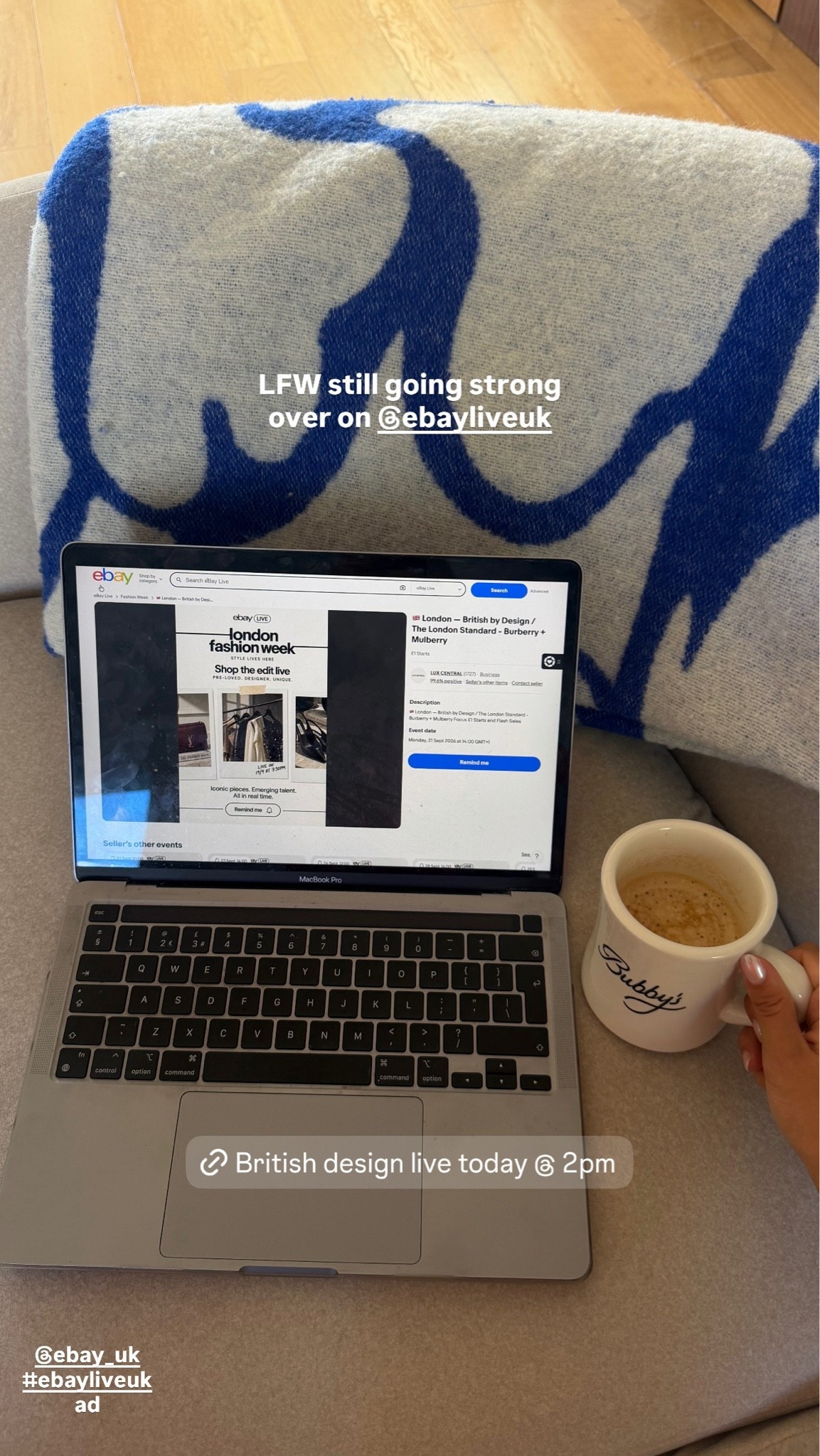 LFW still going strong over on @ebayliveuk 

@eBay #ebayliveuk

#LTKFashionMonth #LTKuk