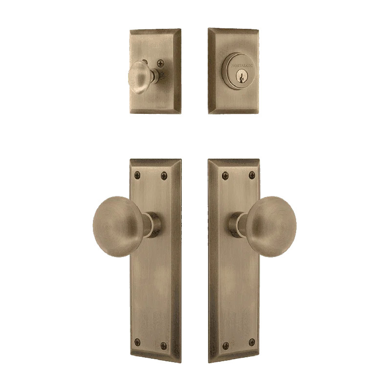 Handle With Deadbolt Reversible Entry Set | Wayfair North America
