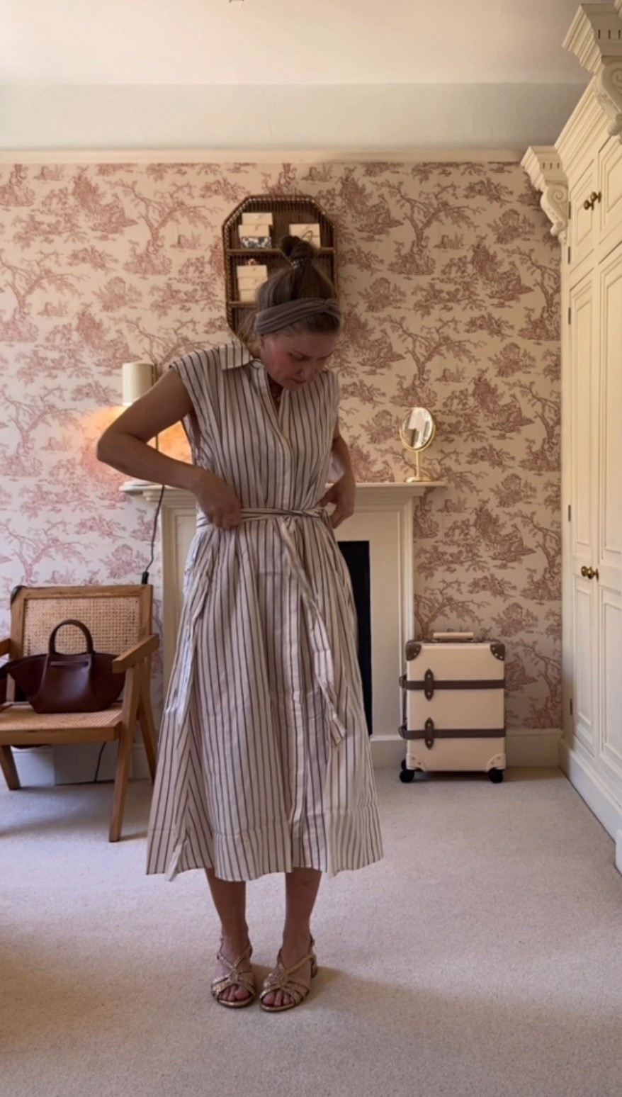 Striped linen summer dress 

#LTKdresses #LTKsummer #LTKuk