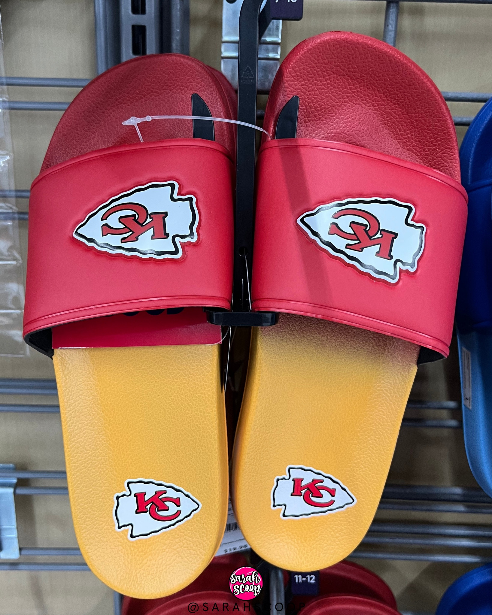 Summer just got a whole lot better with these awesome new Kansas City Chiefs slide sandals from Walmart! Bright colors and comfy fit makes them the perfect addition to your footwear collection. #Chiefs #KansasCityChiefs #SlideSandals #Walmart #Shoes #SummerStyle #Footwear #GoChiefs #TeamKC #ScorchingHotLook #ComfortableStyle

#LTKfit #LTKstyletip #LTKFind