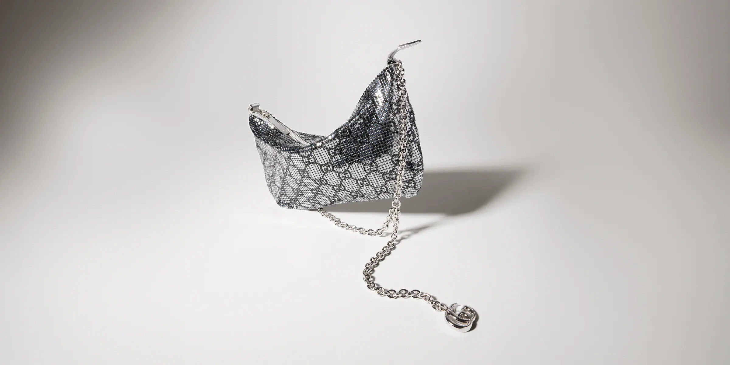 Gucci - Metallic evening bag with charm | Gucci (US)