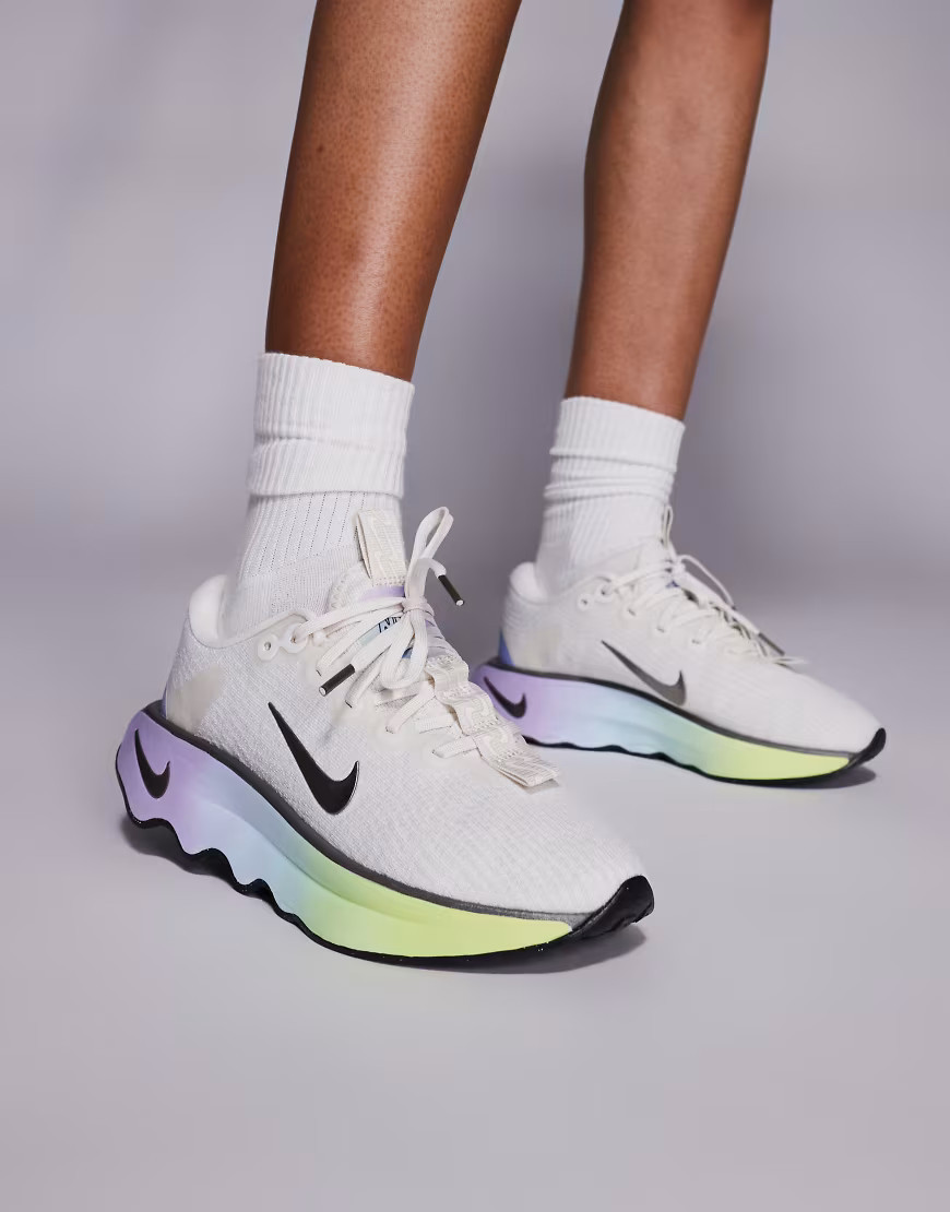 Nike Training Motiva SE sneakers in white and multi | ASOS (Global)