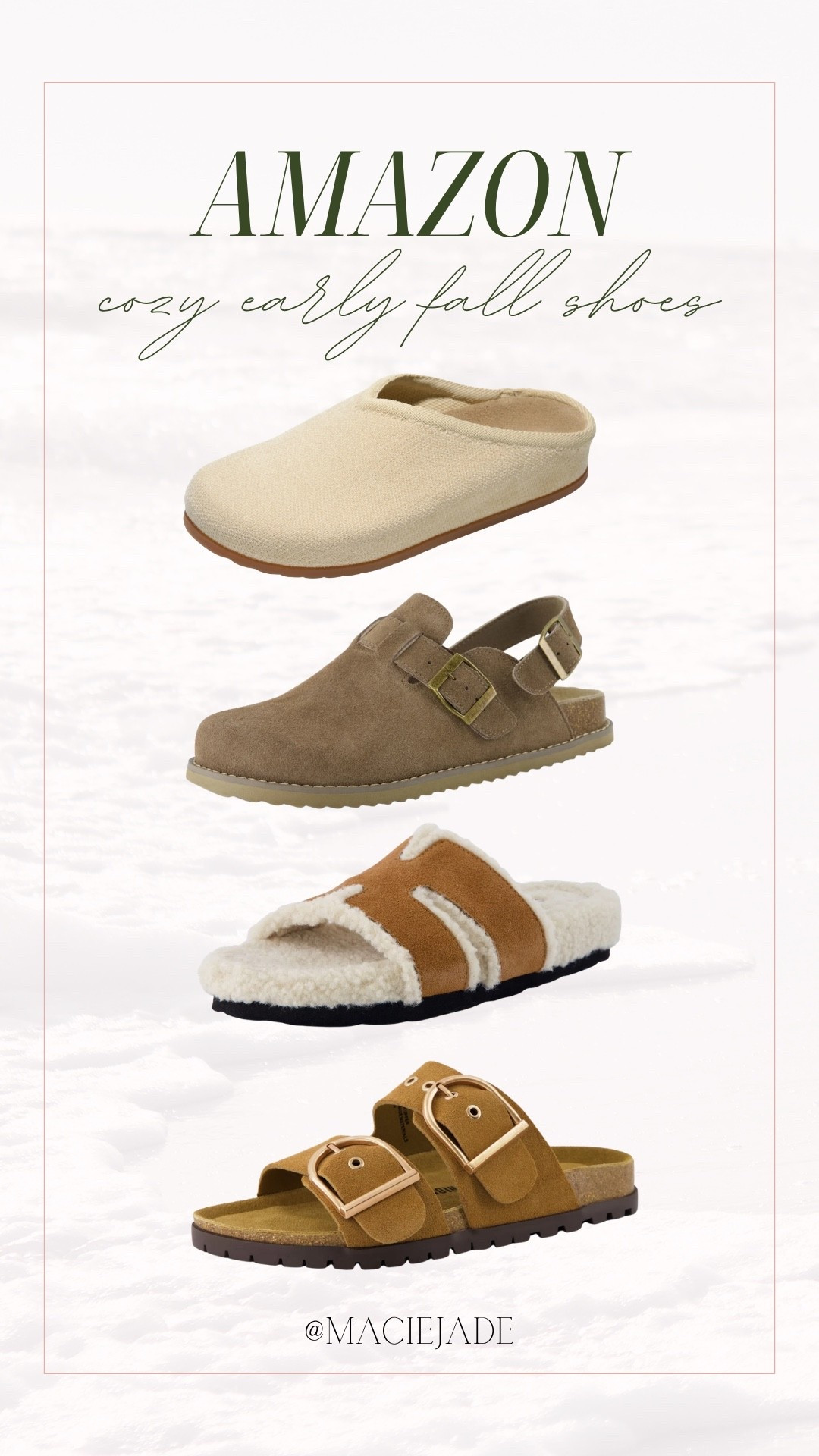 Comfy + casual early fall shoes from Amazon! ☁️🍂

amazon, amazon find, amazon finds, amazon must have, amazon must haves, amazon essentials, amazon style, amazon fashion, amazon staples, amazon basic, amazon basics, amazon favorites

#LTKSeasonal